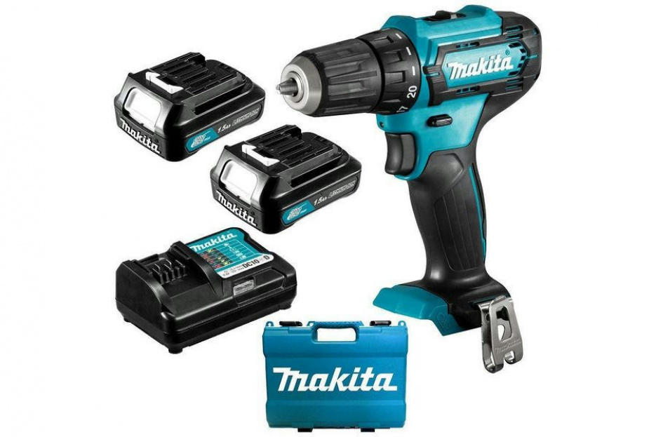 Аккумуляторная дрель-шуруповерт 12 В, кейс MAKITA DF333DWYE